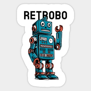 Are you the Retrobo from the Future? Sticker